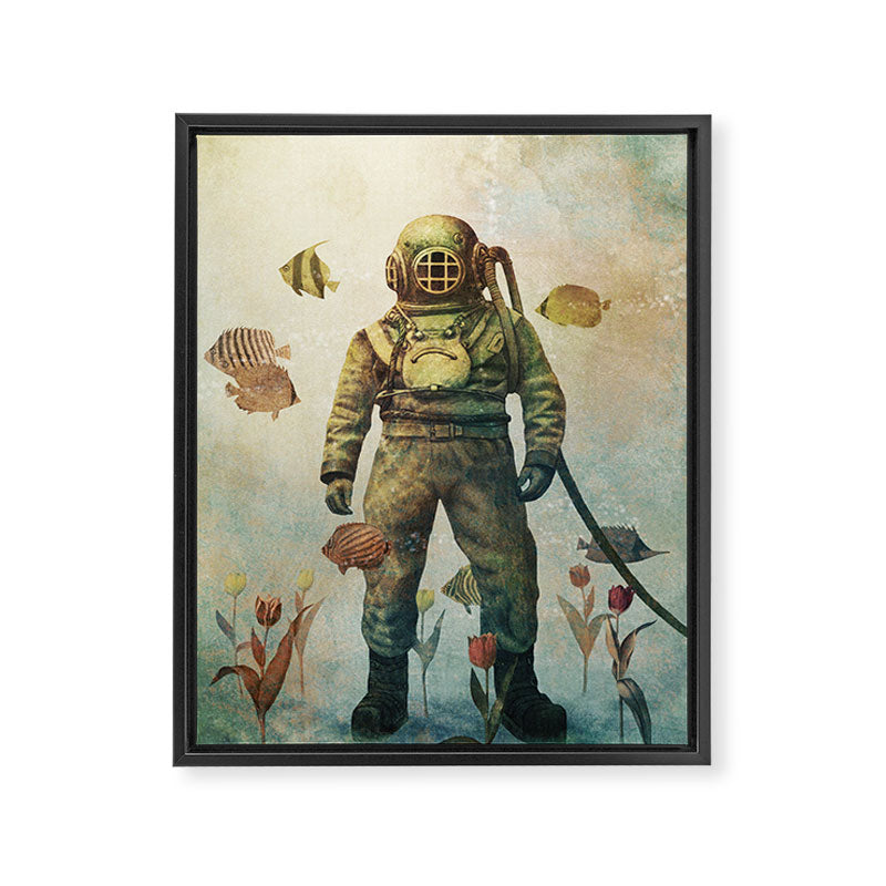 Deep Sea Garden  Framed Canvas Print Gallery Image 8