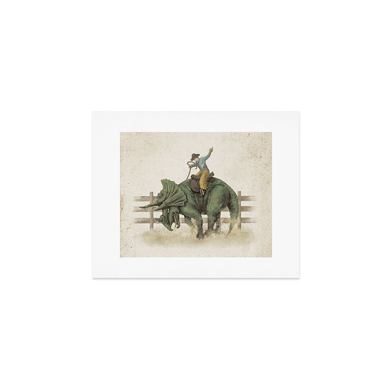 Dino Rodeo  Art Print Gallery Image 1