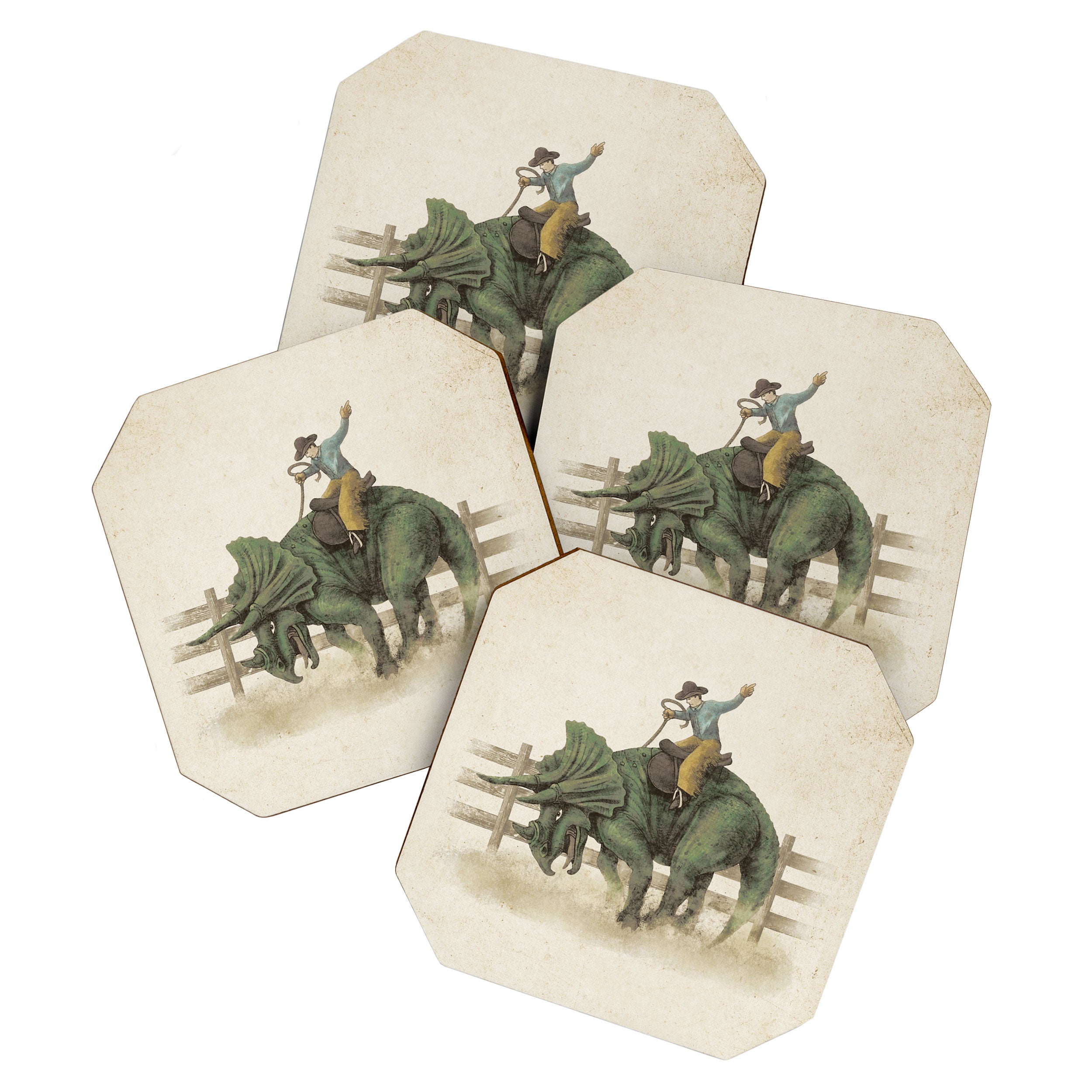 Dino Rodeo  Coaster Gallery Image 1