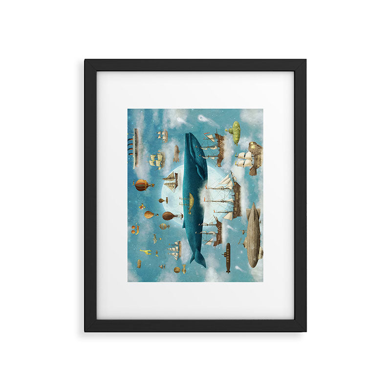 Ocean Meets Sky - from picture book Framed Art Print Gallery Image 6