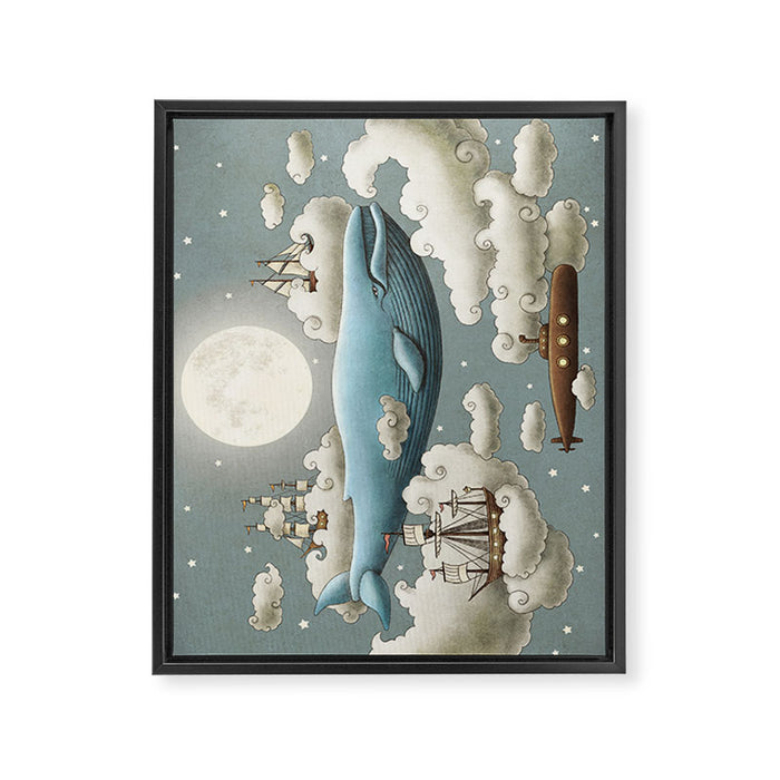 Ocean Meets Sky Framed Canvas Print Gallery Image 1