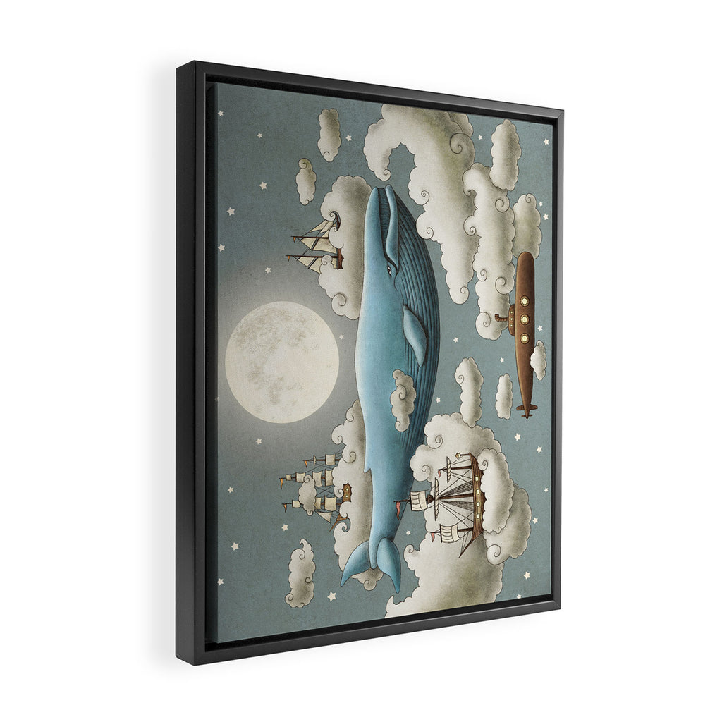 Ocean Meets Sky Framed Canvas Print Gallery Image 2