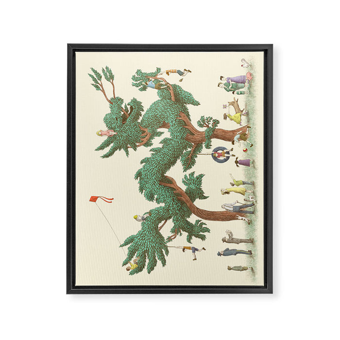 The Dragon Tree Framed Canvas Print Gallery Image 1