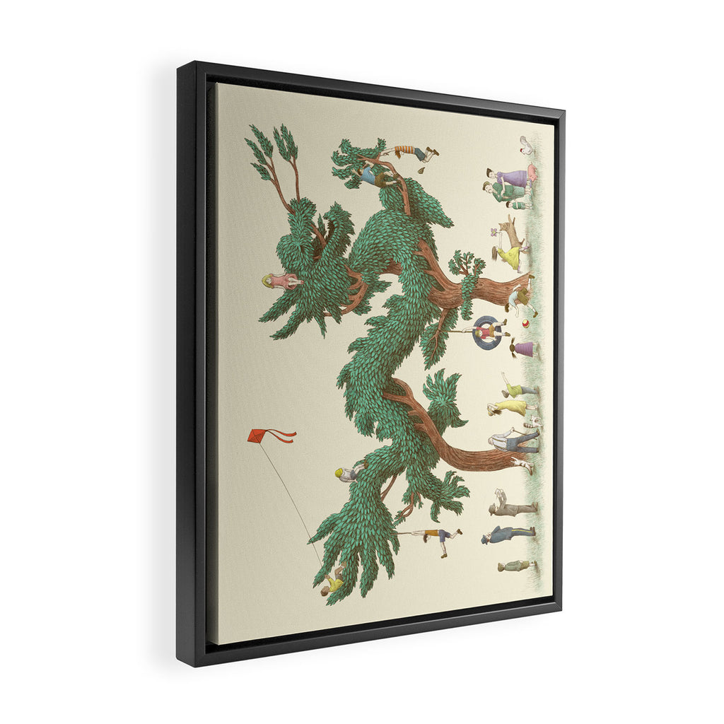 The Dragon Tree Framed Canvas Print Gallery Image 2