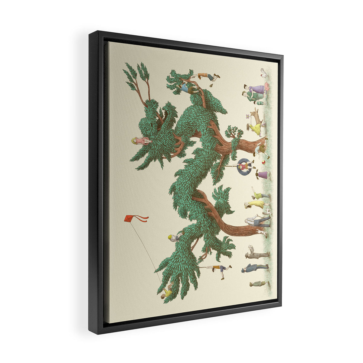 The Dragon Tree Framed Canvas Print Gallery Image 2