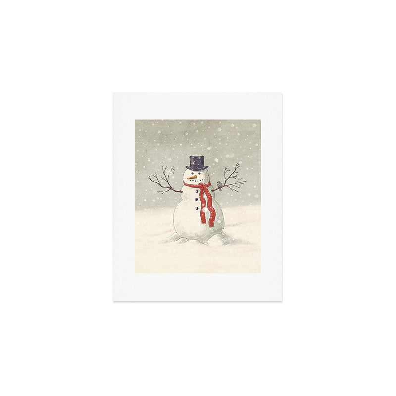 The Snowman  Art Print Gallery Image 1