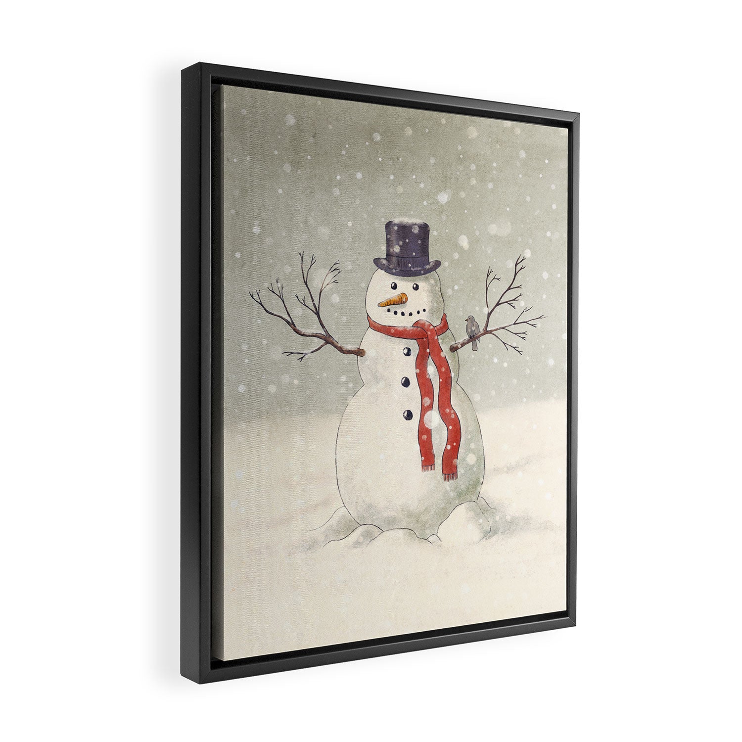 The Snowman  Framed Canvas Print Gallery Image 2