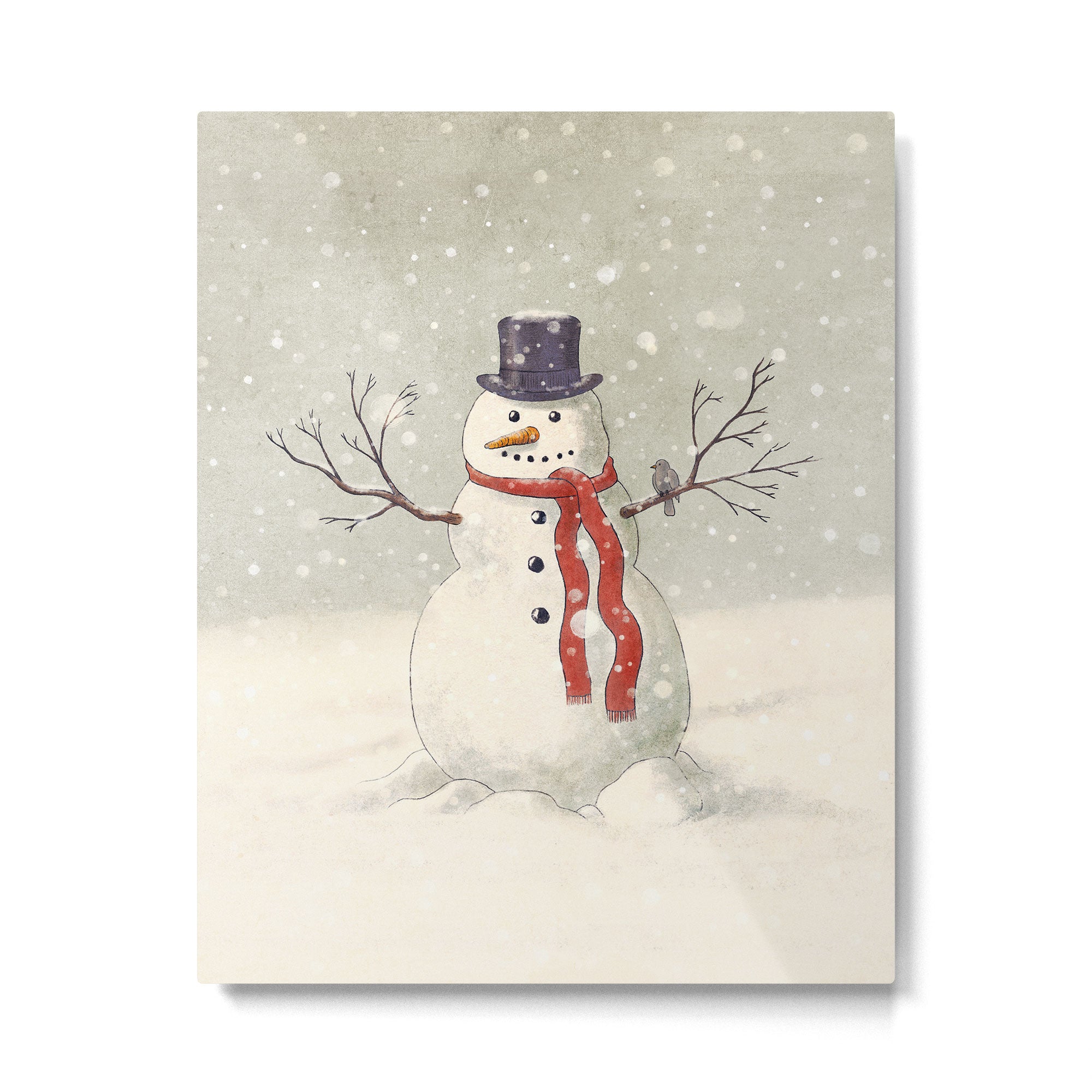 The Snowman  Metal Print Gallery Image 6