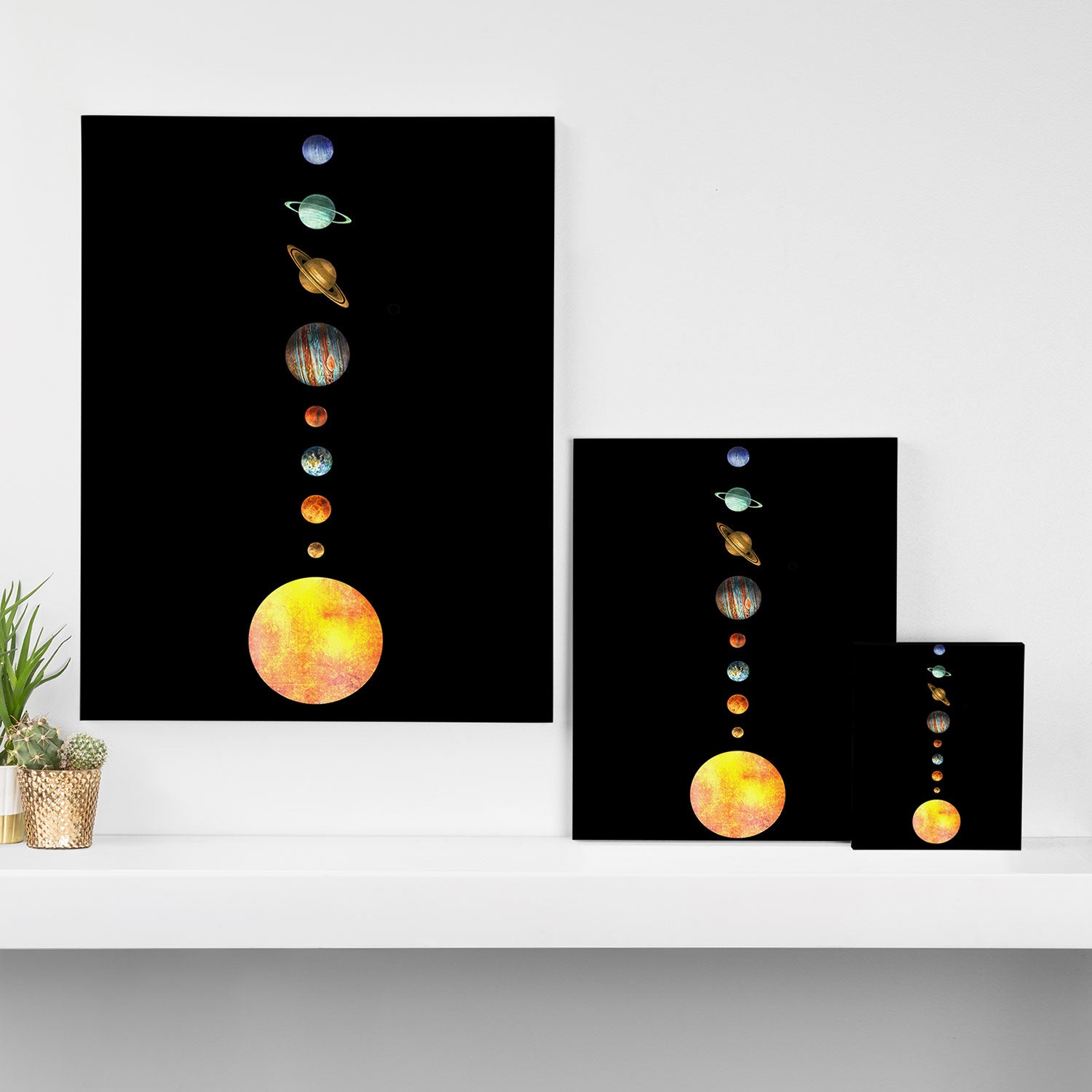The Solar System  Canvas Print Gallery Image 3