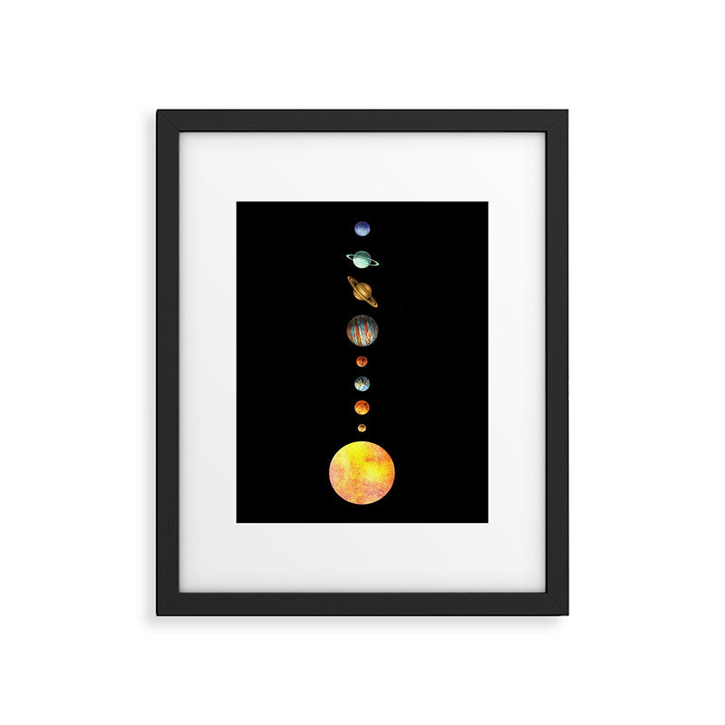 The Solar System  Framed Art Print Gallery Image 5