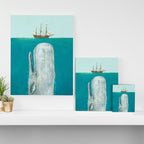 The Whale - Full Length  Canvas Print Gallery Image 3
