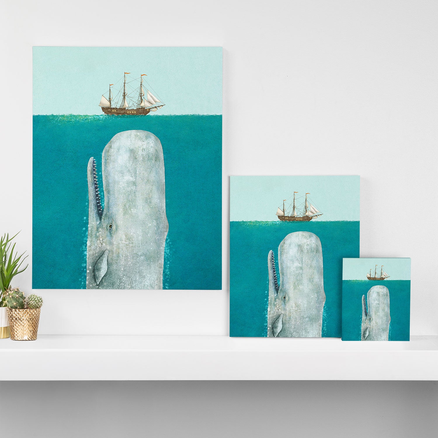 The Whale - Full Length  Canvas Print Gallery Image 3
