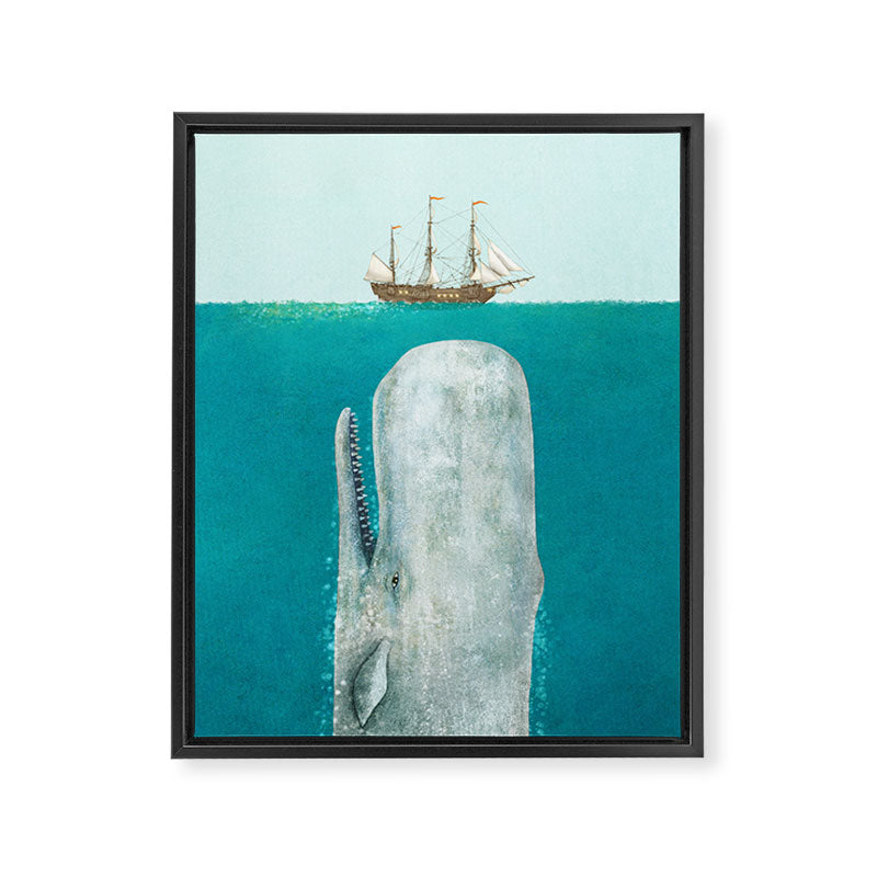 The Whale - Full Length  Framed Canvas Print Gallery Image 3