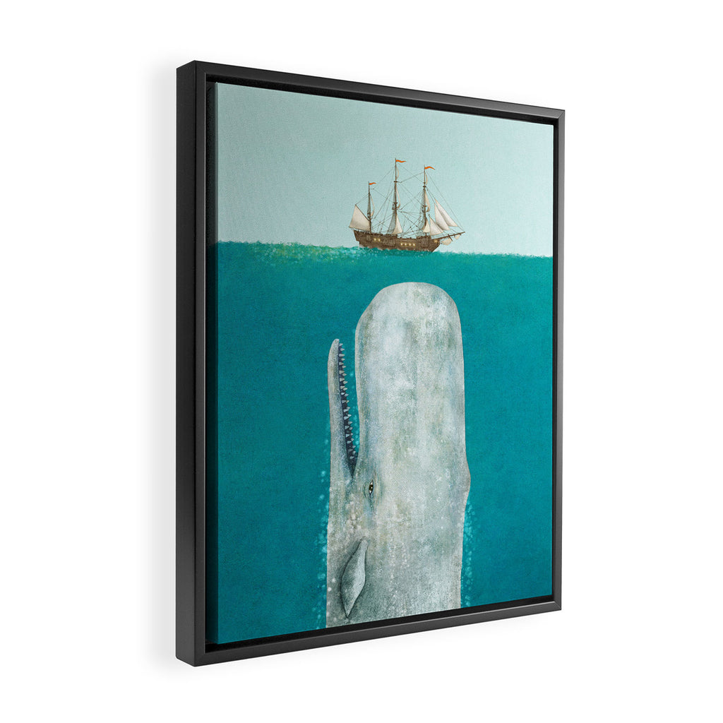 The Whale - Full Length  Framed Canvas Print Gallery Image 2