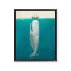 The Whale - Full Length - Option Framed Canvas Print Gallery Image 8