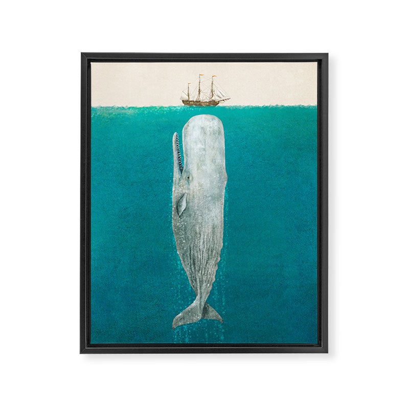 The Whale - Full Length - Option Framed Canvas Print Gallery Image 8