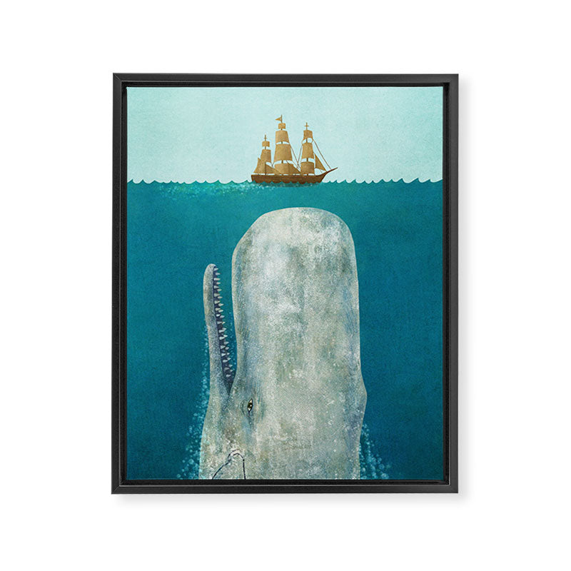 The Whale Framed Canvas Print Gallery Image 8