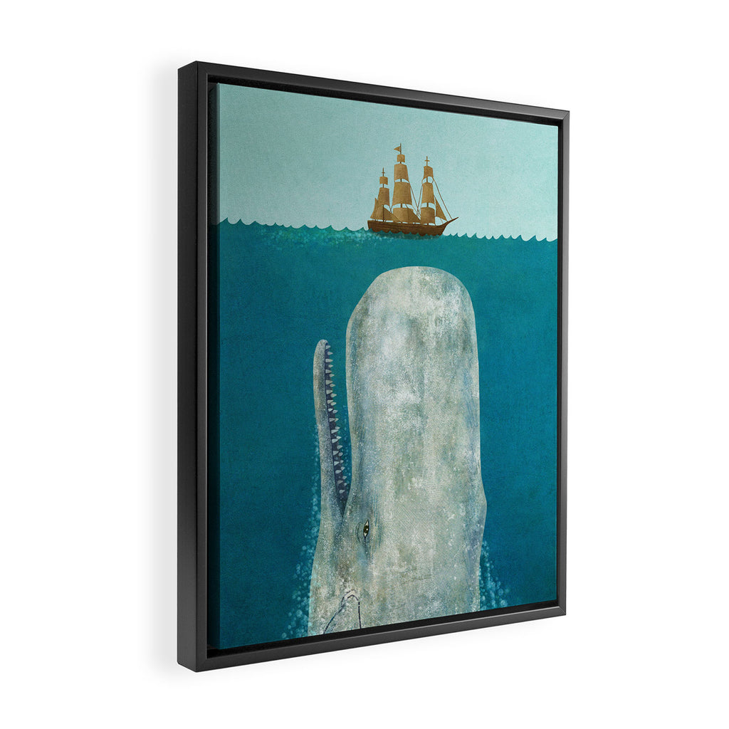 The Whale Framed Canvas Print Gallery Image 2