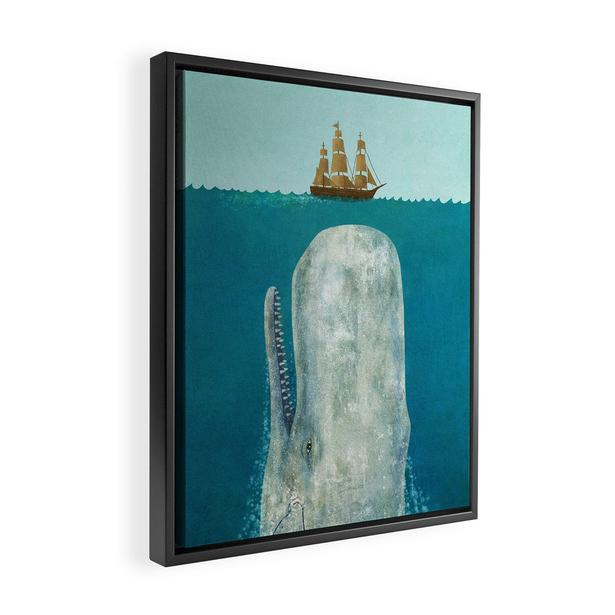 The Whale Framed Canvas Print Gallery Image 2