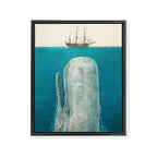 The Whale - option Framed Canvas Print Gallery Image 8