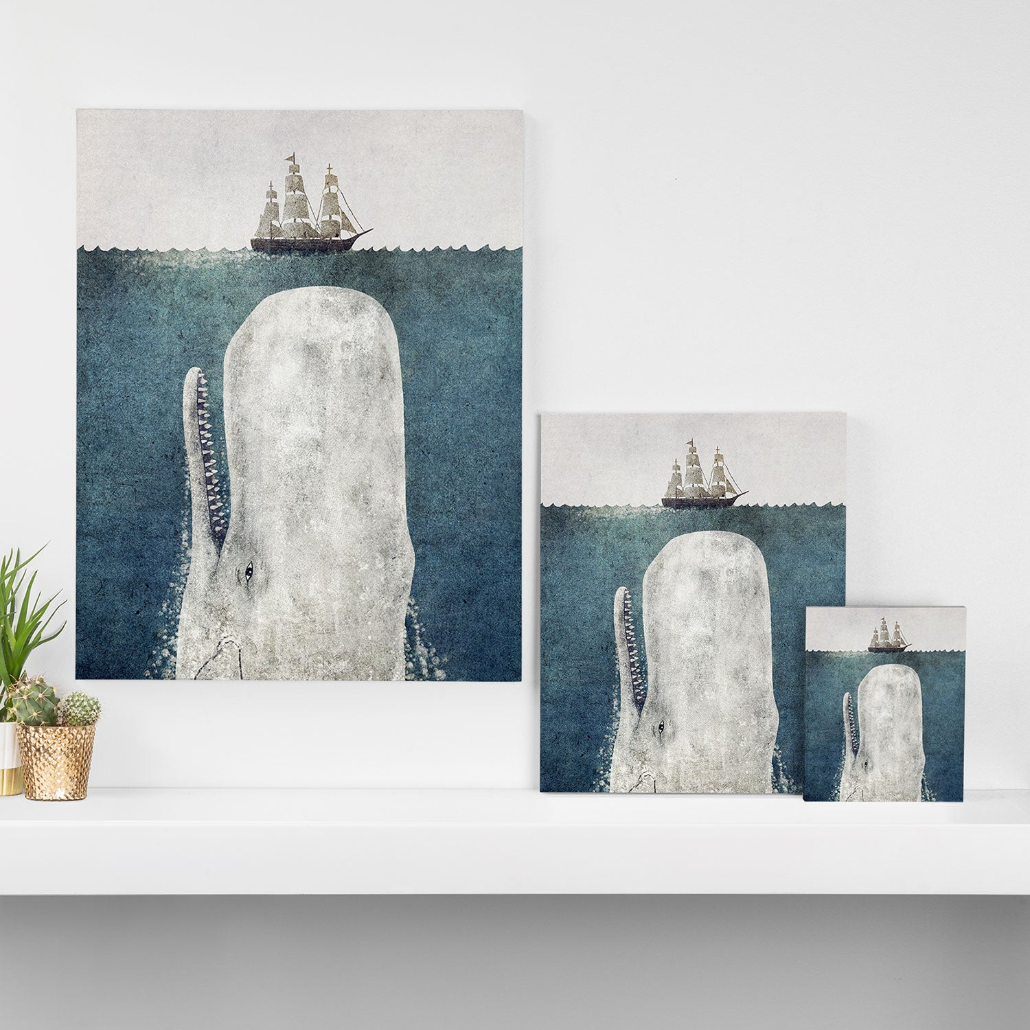 The White Whale Canvas Print Gallery Image 3