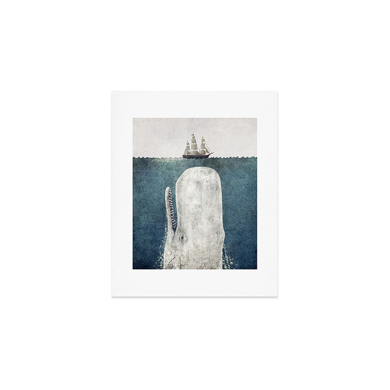 The White Whale Art Print Gallery Image 1