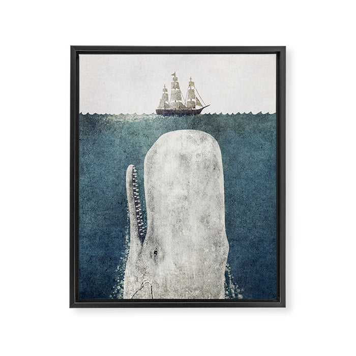 The White Whale Framed Canvas Print Gallery Image 1