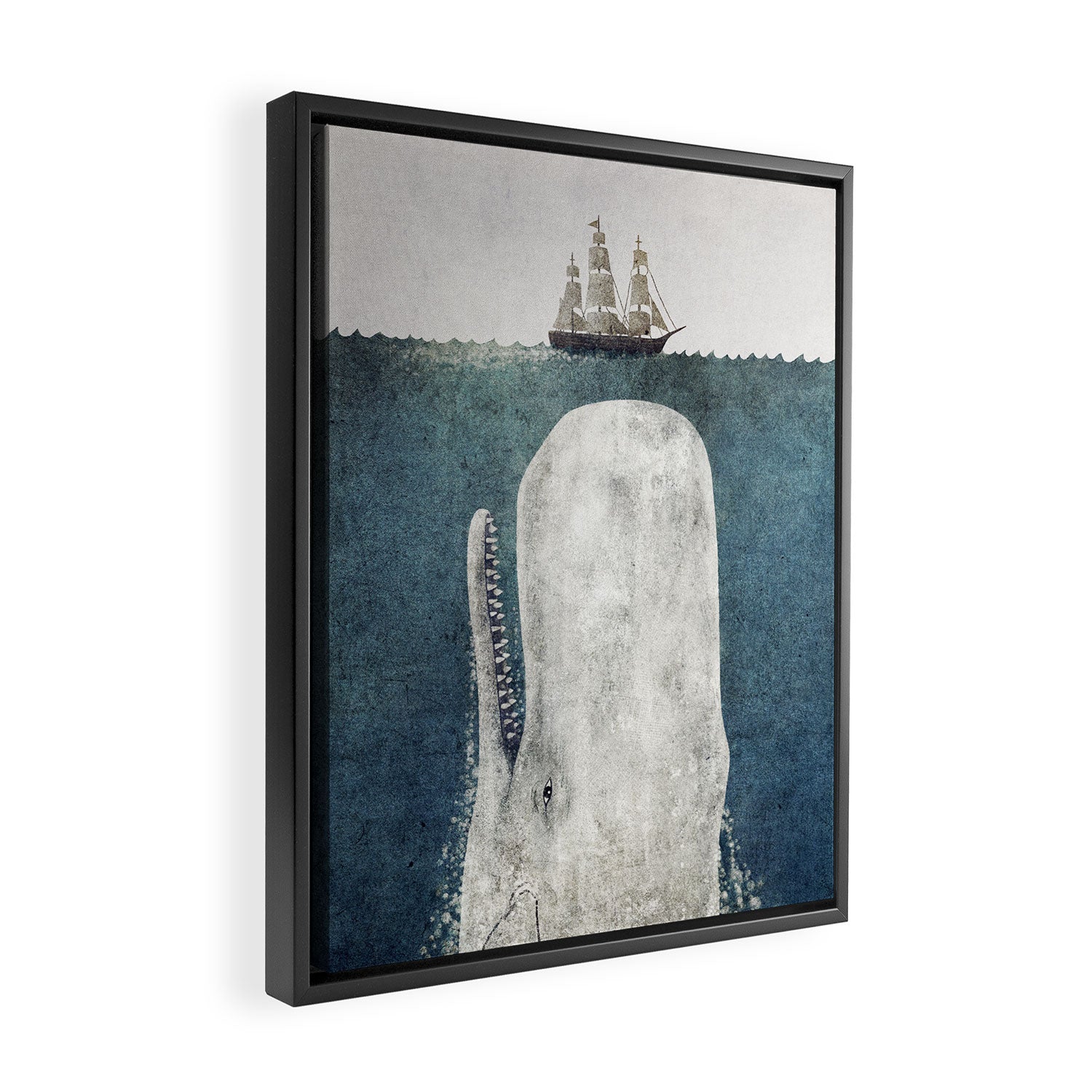 The White Whale Framed Canvas Print Gallery Image 2