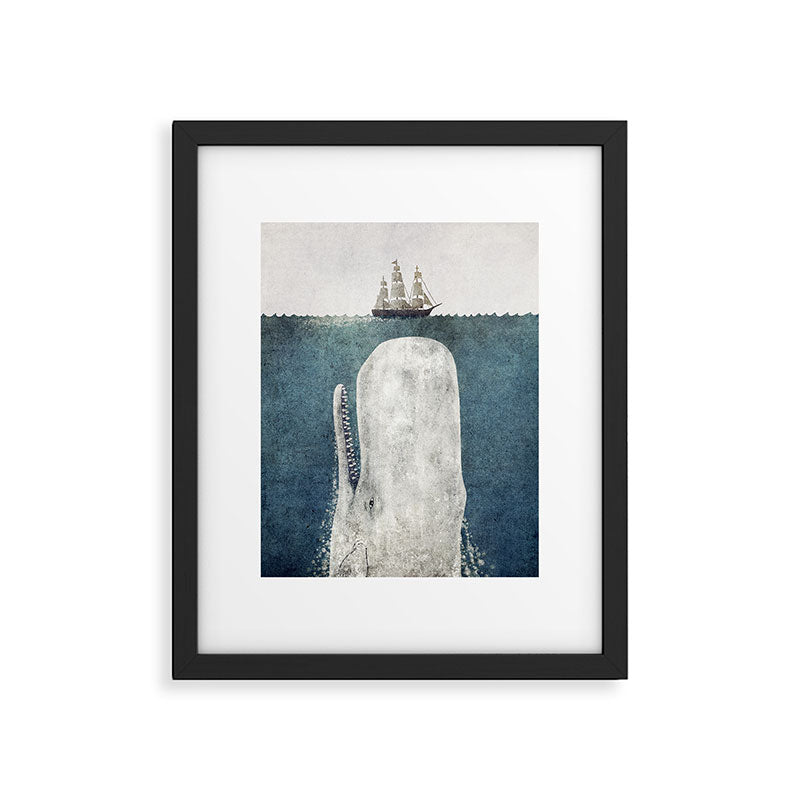 The White Whale Framed Art Print Gallery Image 6