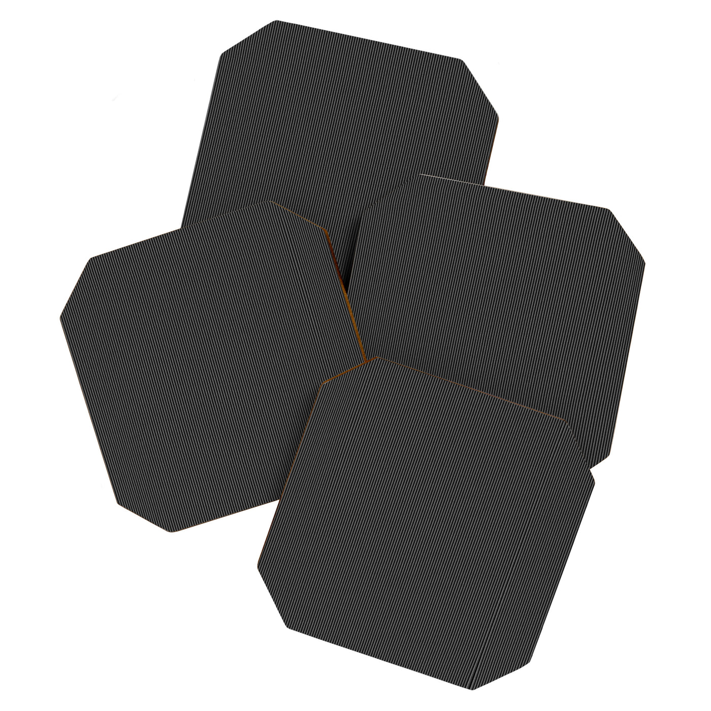 Black corduroy Coaster