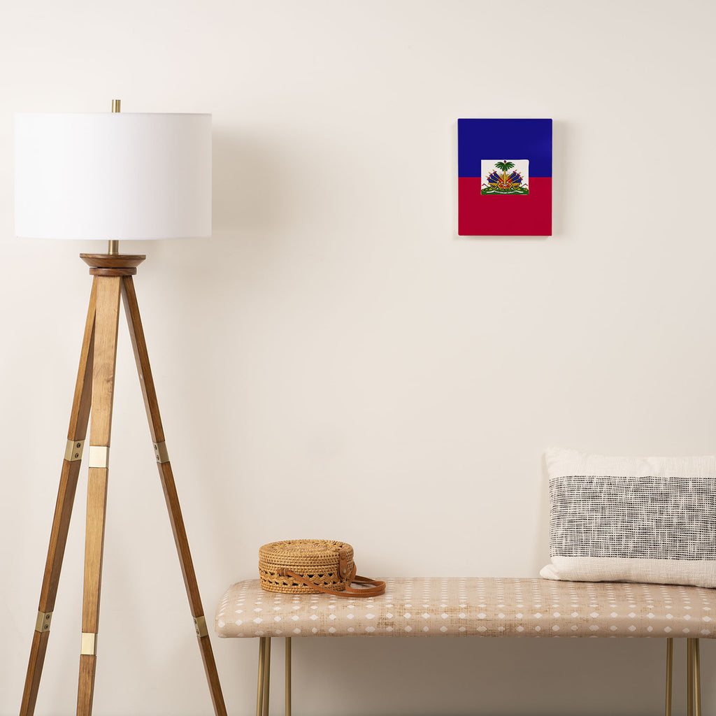 Haiti flag emblem Canvas Print Gallery Image 2