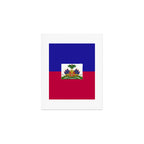 Haiti flag emblem Art Print Gallery Image 1