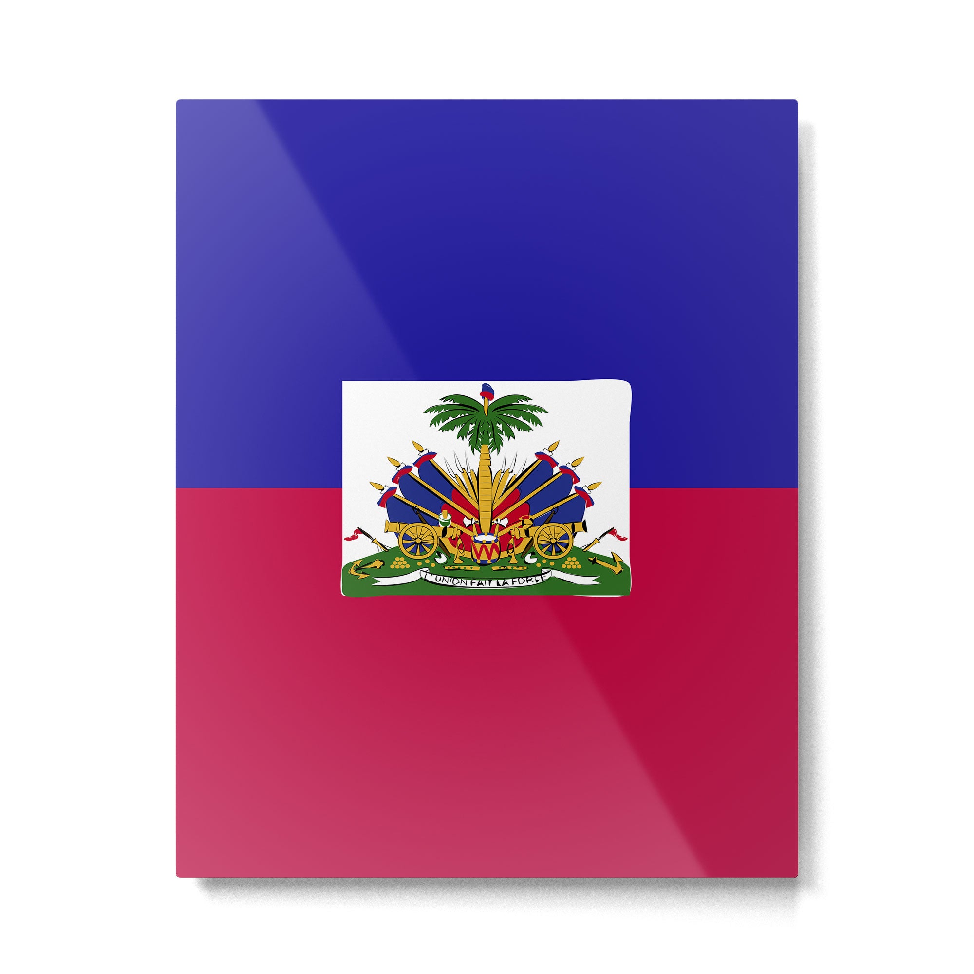 Haiti flag emblem Metal Print Gallery Image 6