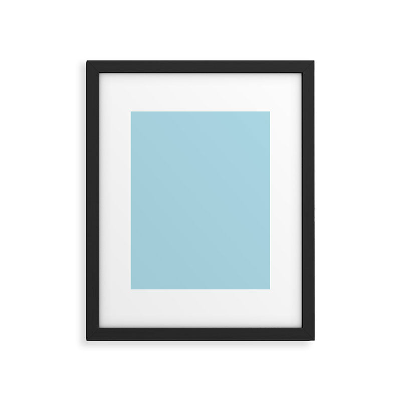 Light Blue Framed Art Print Gallery Image 6