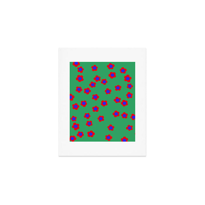 Bold Flower Pattern  Art Print Gallery Image 1