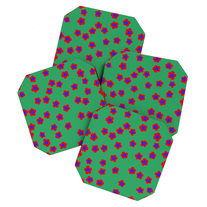 Bold Flower Pattern  Coaster Gallery Image 1