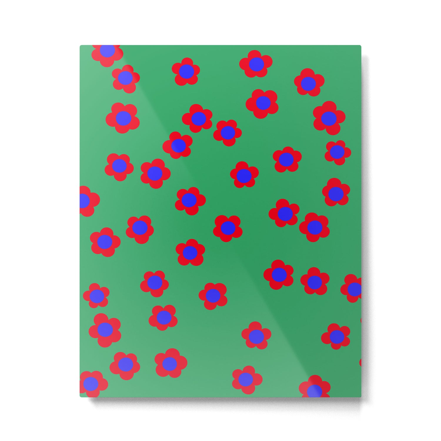Bold Flower Pattern  Metal Print Gallery Image 6