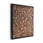 Classic Woodland Vines in Brown  Framed Canvas Print Gallery Image 2