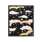 Cloudy with a Chance of Rainbows  Framed Canvas Print Gallery Image 8