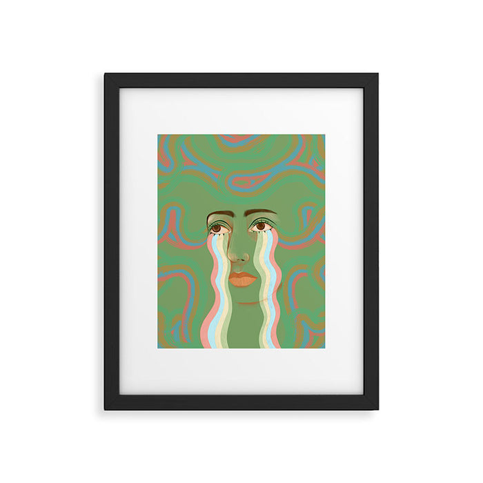 Crying Rainbow River  Framed Art Print Gallery Image 1