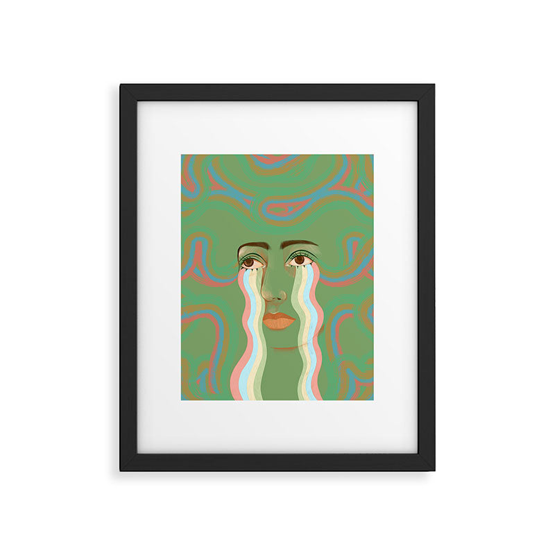Crying Rainbow River  Framed Art Print Gallery Image 6