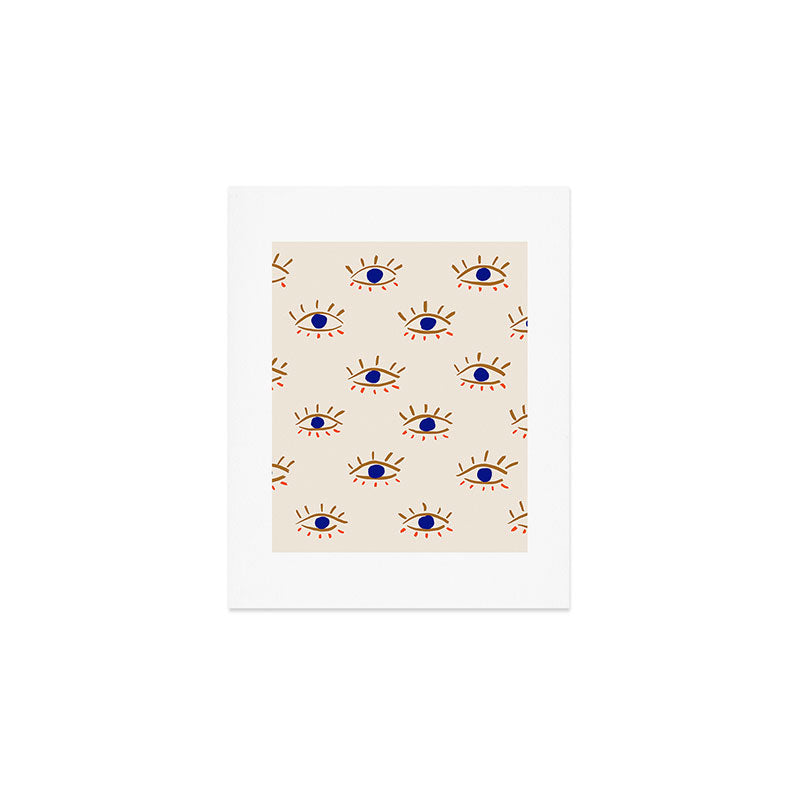 Evil eyes Art Print Gallery Image 1