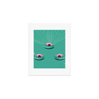 Evil eyes in the stars  Art Print Gallery Image 1