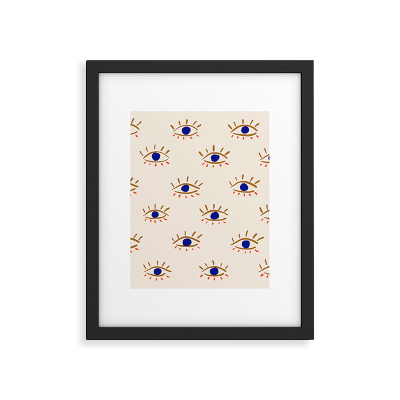 Evil eyes Framed Art Print Gallery Image 6