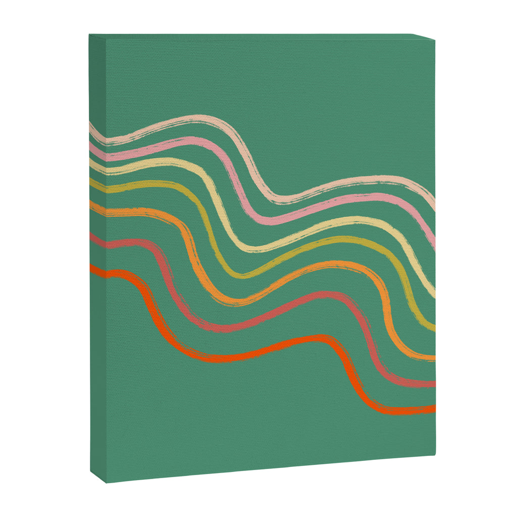 Groovy Color waves Canvas Print Gallery Image 8