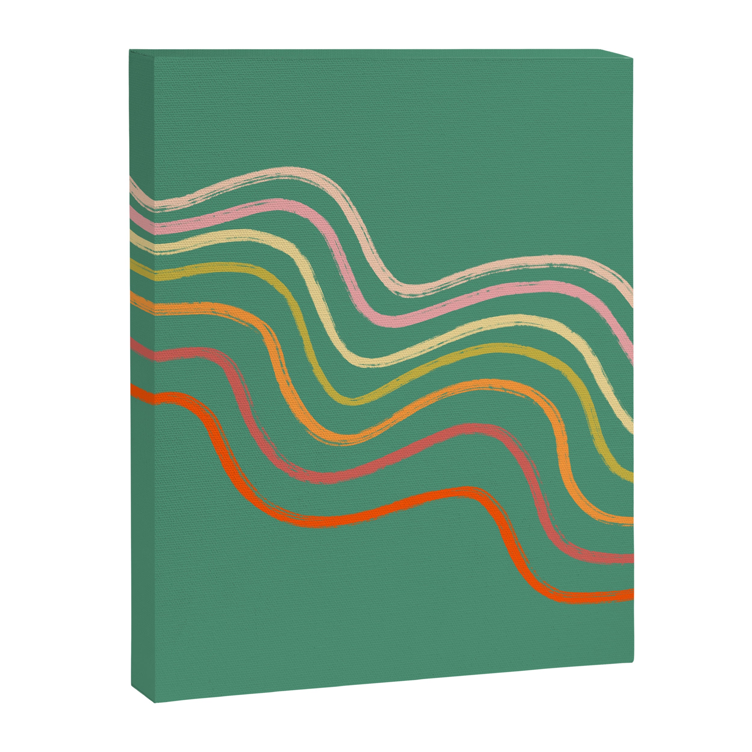 Groovy Color waves Canvas Print Gallery Image 8