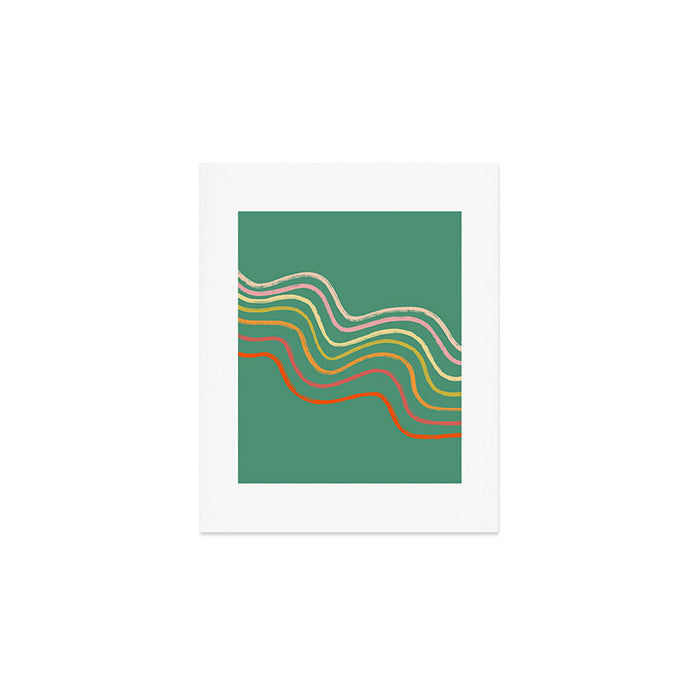 Groovy Color waves Art Print Gallery Image 1