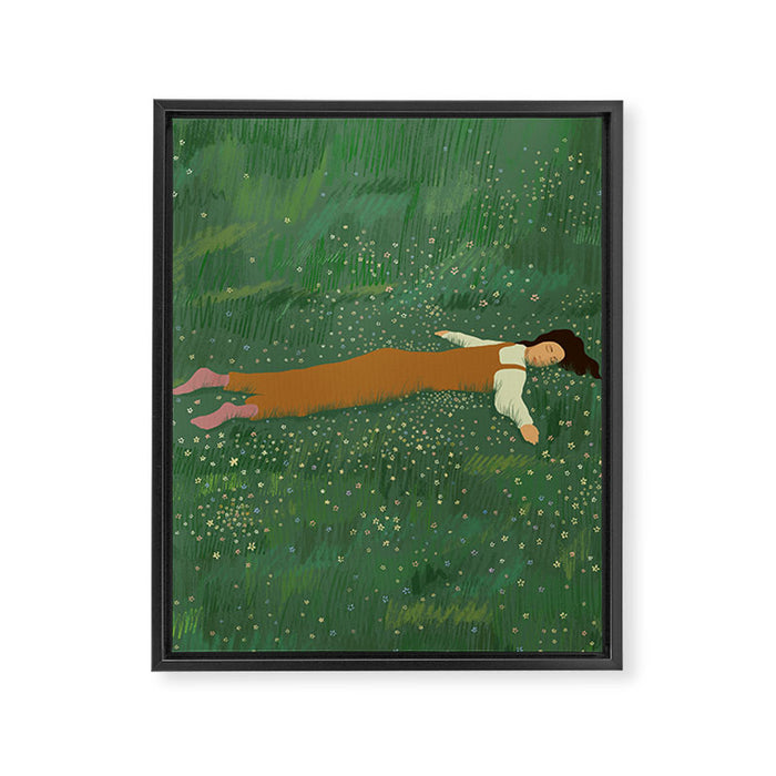 Lazy Naps in the Meadow  Framed Canvas Print Gallery Image 1