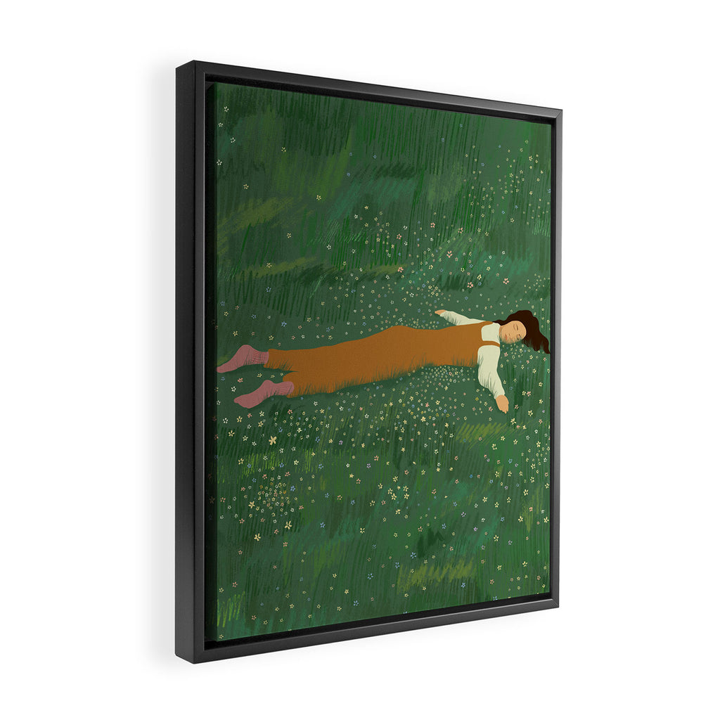 Lazy Naps in the Meadow  Framed Canvas Print Gallery Image 2