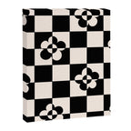 Mid century modern geometric black and white pattern Canvas Print Gallery Image 8